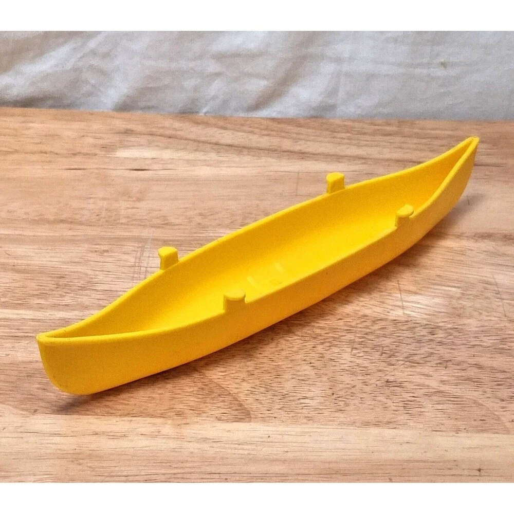 Vintage Yellow Tonka Canoe/Boat for Play People with Tabs
